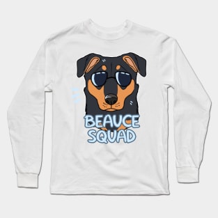 BEAUCERON SQUAD (black and tan) Long Sleeve T-Shirt